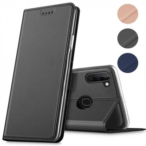 Safers Electro Flip für Samsung Galaxy M11 Hülle Magnet Case Handy Tasche Klapphülle