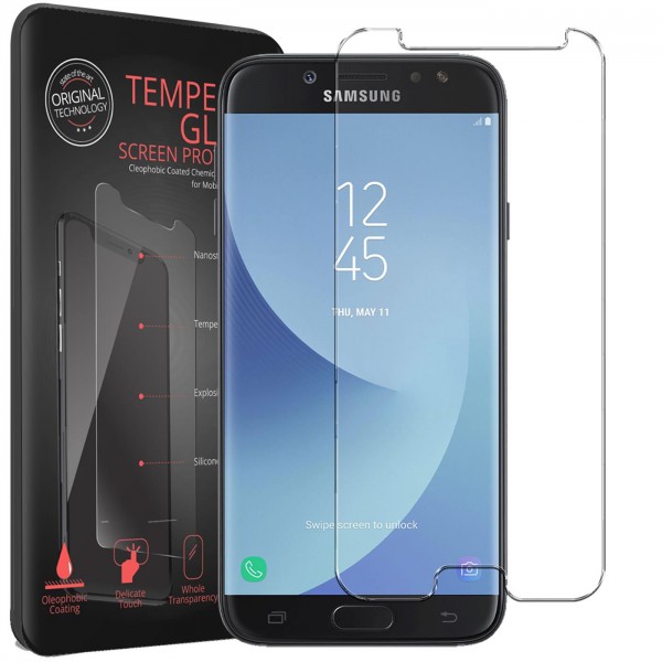Safers Panzerglas für Samsung Galaxy J7 2017 Glas Folie Schutzfolie