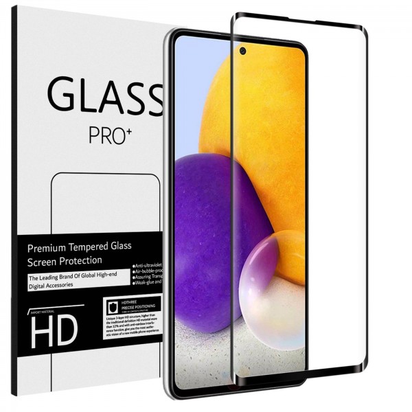 Safers Full Screen Panzerglas für Samsung Galaxy A51 Schutzfolie Glas Vollbild