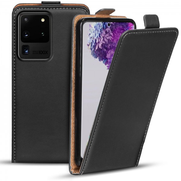 Safers Flipcase für Samsung Galaxy S20 Ultra Hülle Klapphülle Cover klassische Handy Schutzhülle