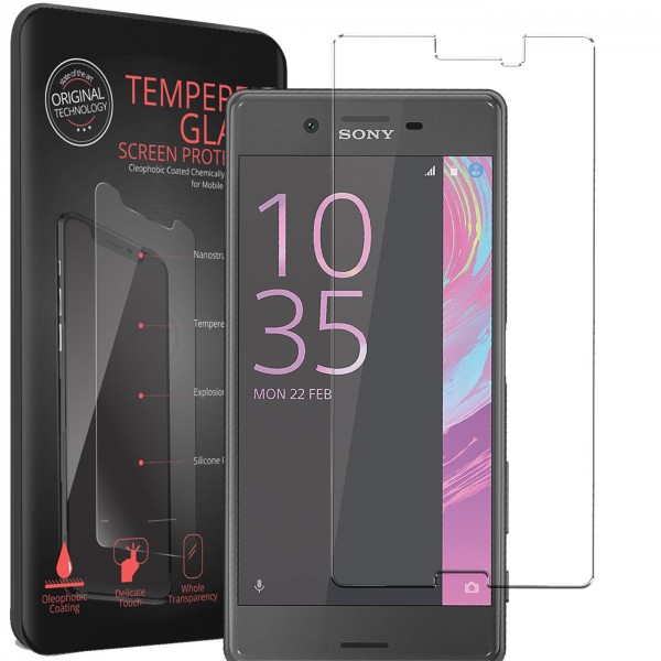 2x Panzerglas für Sony Xperia X Glas Folie Schutzfolie