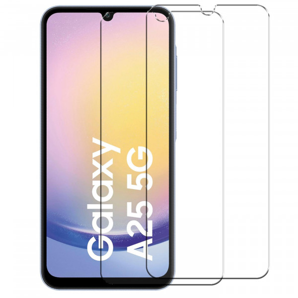 2x Panzerglas für Samsung Galaxy A25 5G Glas Folie Schutzfolie