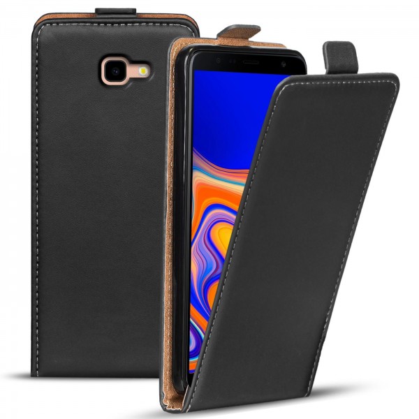 Safers Flipcase für Samsung Galaxy J4 Plus Hülle Klapphülle Cover klassische Handy Schutzhülle