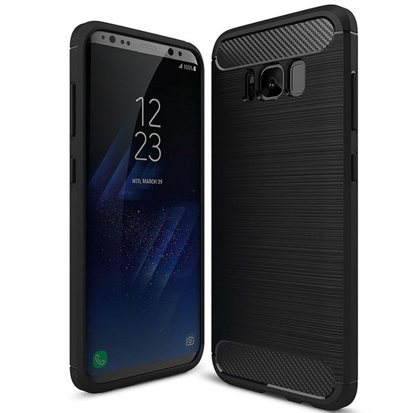 Safers Carbon Hülle für Samsung Galaxy S8 Schutzhülle Handy Case Cover