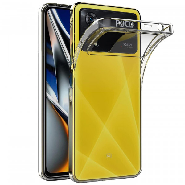 Safers Zero Case für Xiaomi Poco X4 Pro 5G Hülle Transparent Slim Cover Clear Schutzhülle