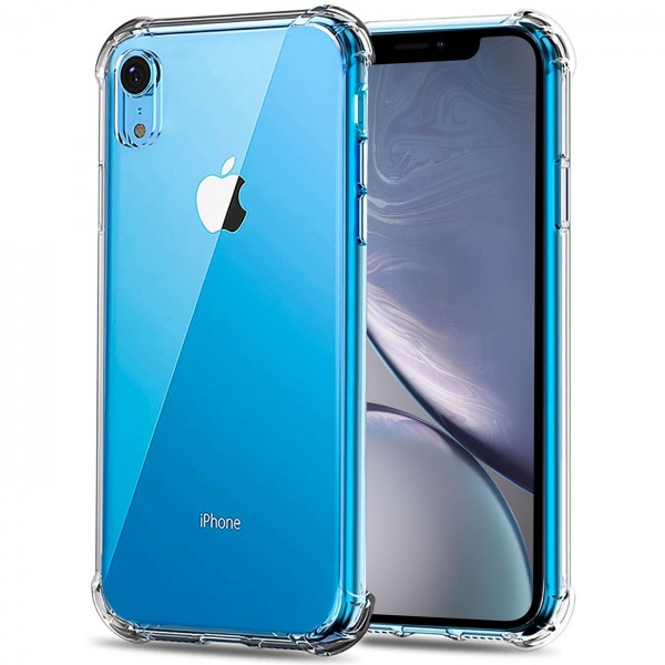 Safers Rugged TPU für Apple iPhone XR Schutzhülle Anti Shock Handy Case Transparent Cover