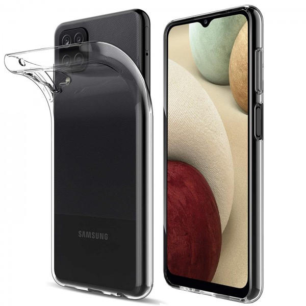 Safers Zero Case für Samsung Galaxy A12 Hülle Transparent Slim Cover Clear Schutzhülle