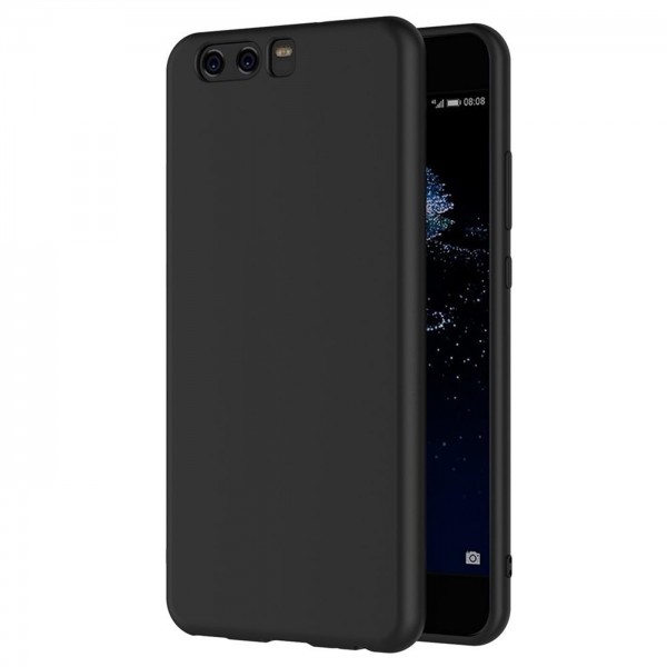 Safers Classic TPU für Huawei P10 Schutzhülle Hülle Schwarz Handy Case