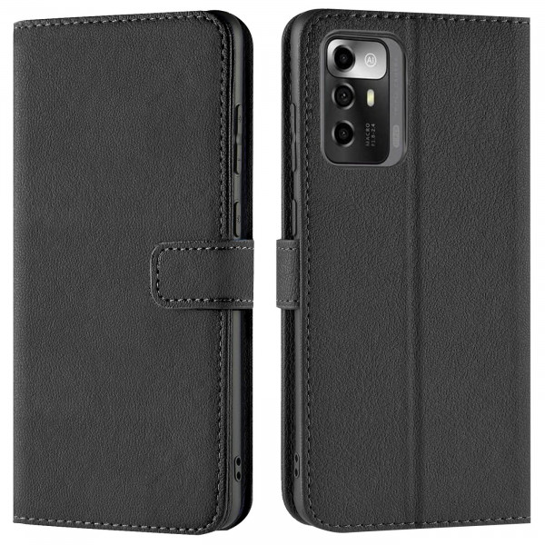 Safers Basic Wallet für ZTE Blade A72 5G Hülle Bookstyle Klapphülle Handy Schutz Tasche