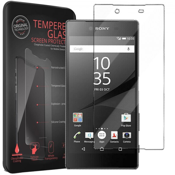 Safers Panzerglas für Sony Xperia Z5 Glas Folie Schutzfolie