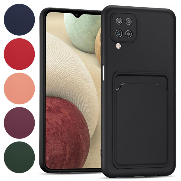 Safers Card Case für Samsung Galaxy A22 4G / M22 / M32 Hülle Schutzhülle mit Kartenfach Slim Cover