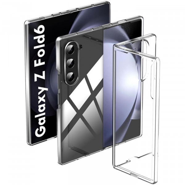 Safers Zero Case für Samsung Galaxy Fold 6 Hülle Transparent Slim Cover Clear Schutzhülle