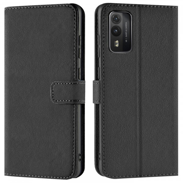 Safers Basic Wallet für HMD XR21 Hülle Bookstyle Klapphülle Handy Schutz Tasche