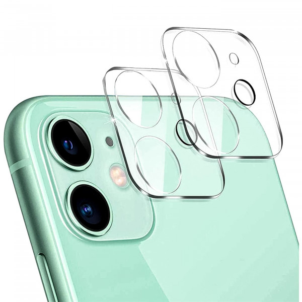 Safers Kameraschutz 2x Glas für iPhone 11 Schutzglas Kamera Linsen Schutzfolie