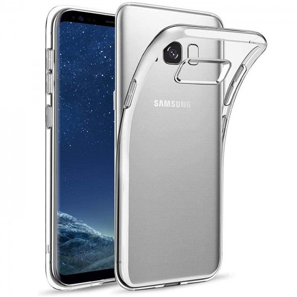 Safers Zero Case für Samsung Galaxy S8 Hülle Transparent Slim Cover Clear Schutzhülle