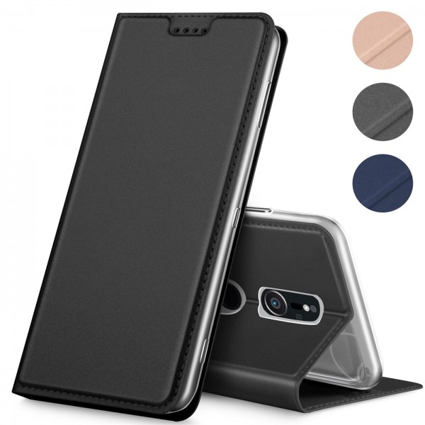 Safers Electro Flip für Sony Xperia XZ3 Hülle Magnet Case Handy Tasche Klapphülle
