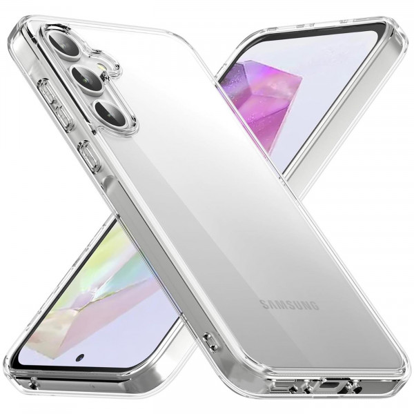 Safers Zero Case für Samsung Galaxy A35 5G Hülle Transparent Slim Cover Clear Schutzhülle