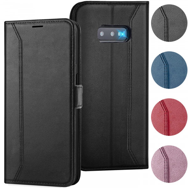 Nathy Wallet für Samsung Galaxy S10e Hülle Flip Case mit Kartenfächer Premium Schutzhülle