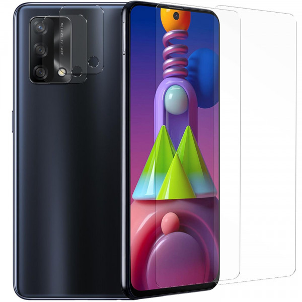 Safers Panzerglas für OPPO A74 4G Schutzfolie 2x Kamera Schutzglas Folie 2x Panzerfolie