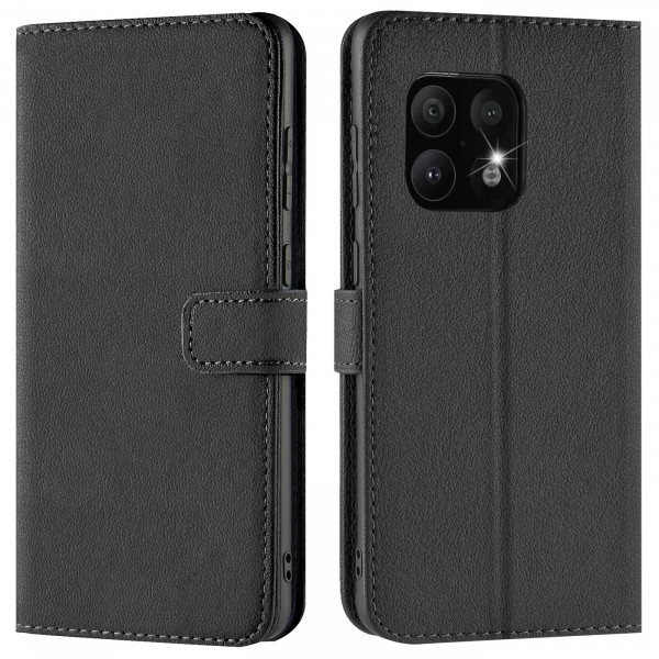 Safers Basic Wallet für OnePlus 10 Pro 5G Hülle Bookstyle Klapphülle Handy Schutz Tasche