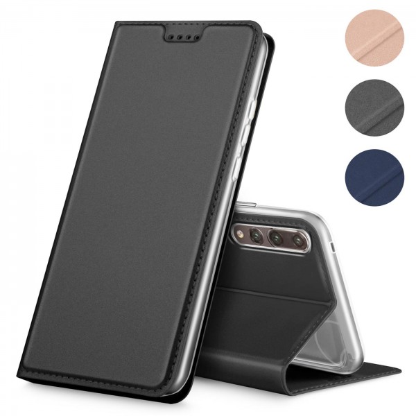 Safers Electro Flip für Huawei P20 Pro Hülle Magnet Case Handy Tasche Klapphülle
