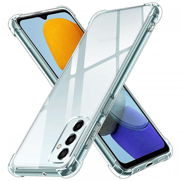 Safers Rugged TPU für Samsung Galaxy M23 5G / M13 Schutzhülle Anti Shock Handy Case Transparent Cove