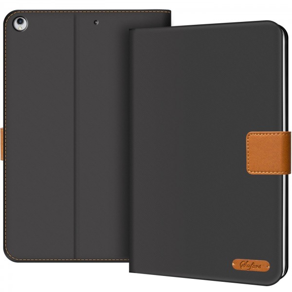 Safers Texture Case für iPad Air (1. Generation) Hülle Tablet Tasche mit Kartenfach