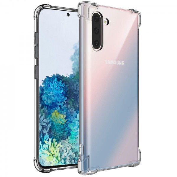 Safers Rugged TPU für Samsung Galaxy Note 10 Schutzhülle Anti Shock Handy Case Transparent