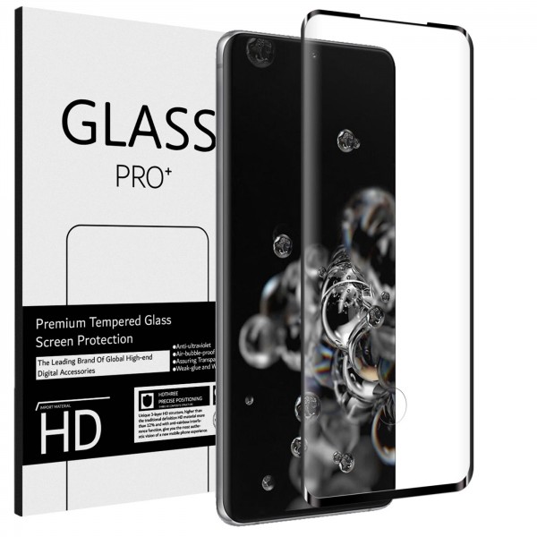 Safers Full Screen Panzerglas für Samsung Galaxy S20 Ultra Schutzfolie Glas Vollbild