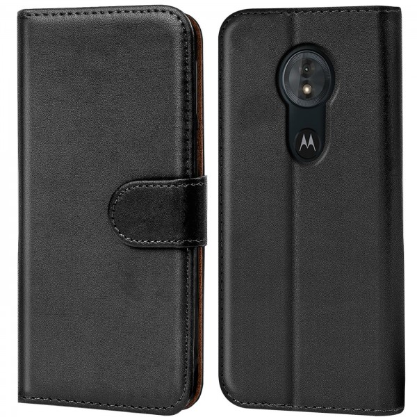 Safers Basic Wallet für Motorola Moto G6 Play Hülle Bookstyle Klapphülle Handy Schutz Tasche