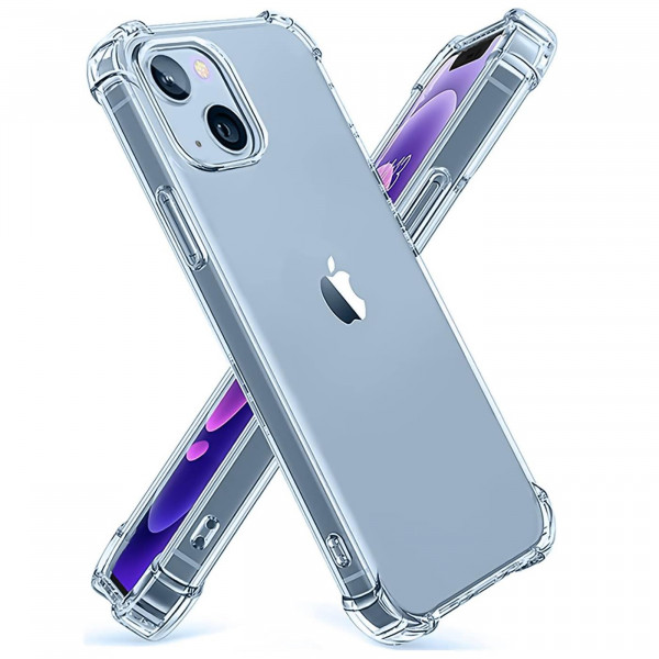 Safers Rugged TPU für iPhone 14 Schutzhülle Anti Shock Handy Case Transparent Cover