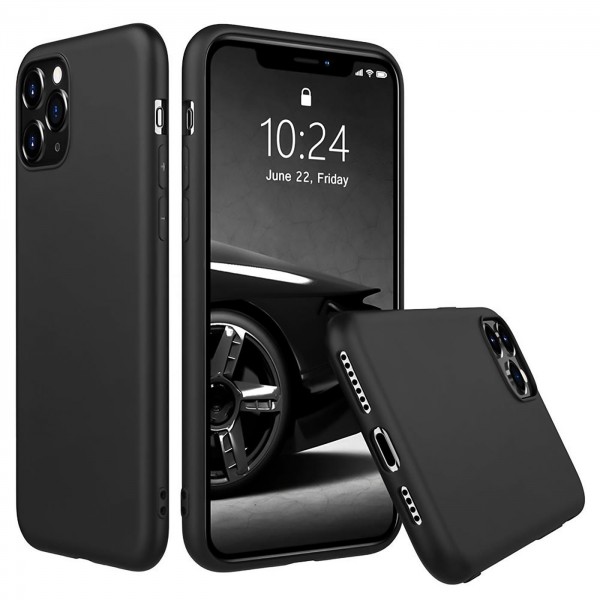 Safers Classic TPU für Apple iPhone 11 Pro Schutzhülle Hülle Schwarz Handy Case