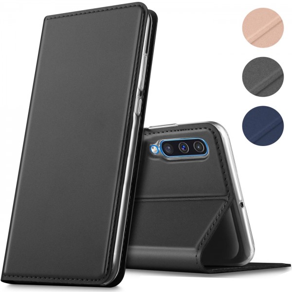 Safers Electro Flip für Samsung Galaxy A50/A30s Hülle Magnet Case Handy Tasche Klapphülle