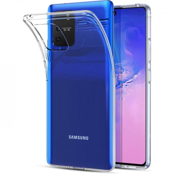 Safers Zero Case für Samsung Galaxy S10 Lite Hülle Transparent Slim Cover Clear Schutzhülle