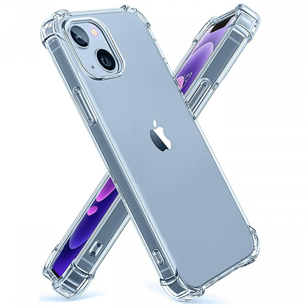 Safers Rugged TPU für iPhone 14 Plus Schutzhülle Anti Shock Handy Case Transparent Cover