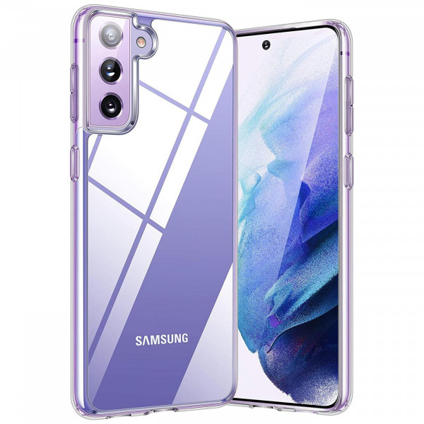 Safers Zero Case für Samsung Galaxy S21 FE Hülle Transparent Slim Cover Clear Schutzhülle