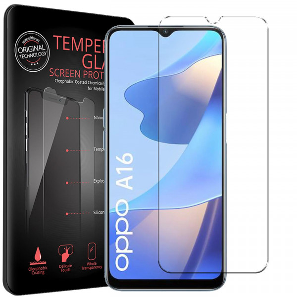 2x Panzerglas für OPPO A16 Glas Folie Schutzfolie