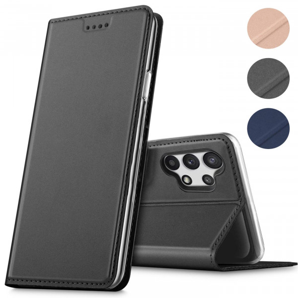 Safers Electro Flip für Samsung Galaxy A13 4G Hülle Magnet Case Handy Tasche Klapphülle
