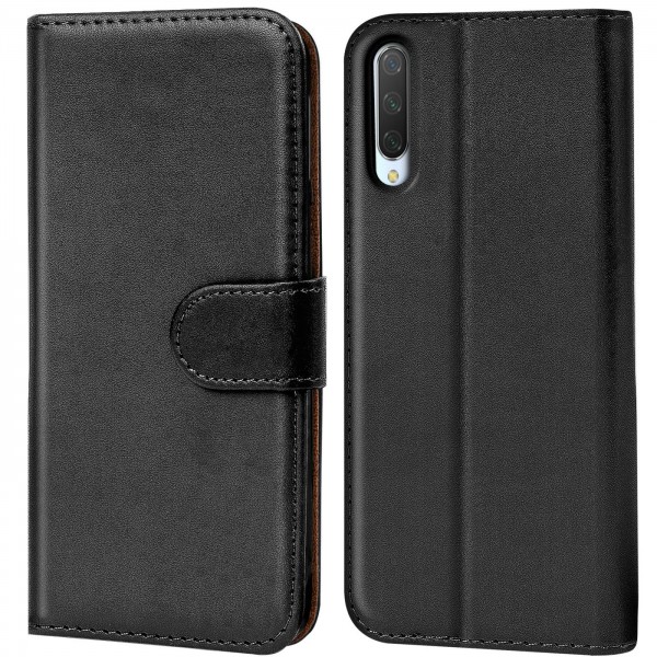 Safers Basic Wallet für Xiaomi Mi 9 Lite Hülle Bookstyle Klapphülle Handy Schutz Tasche