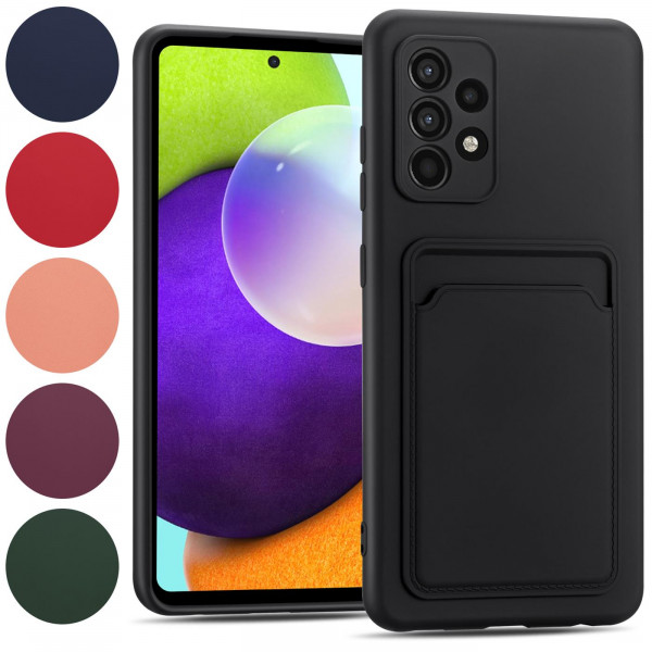 Safers Card Case für Samsung Galaxy A33 5G Hülle Schutzhülle mit Kartenfach Slim Cover