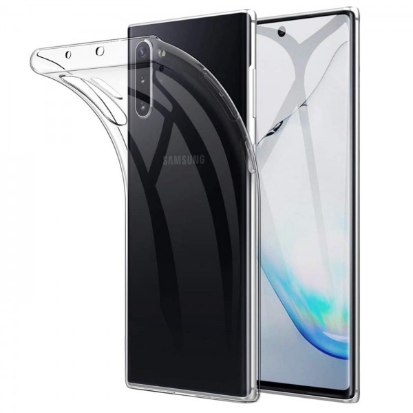 Safers Zero Case für Samsung Galaxy Note 10 Plus Hülle Transparent Slim Cover Clear Schutzhülle