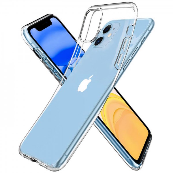 Safers Zero Case für Apple iPhone 11 Hülle Transparent Slim Cover Clear Schutzhülle