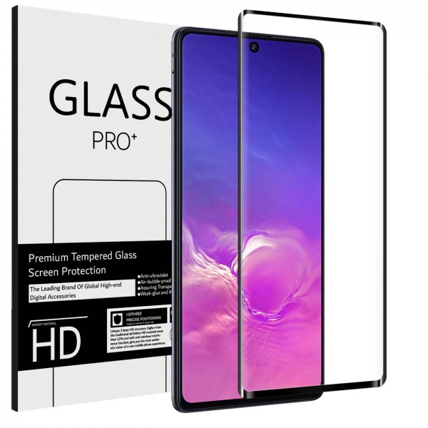 Safers Full Screen Panzerglas für Samsung Galaxy S10 Lite Schutzfolie Glas Vollbild