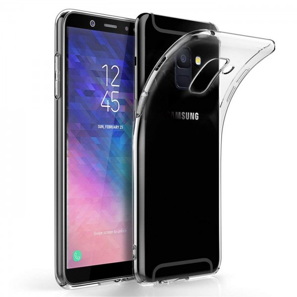 Safers Zero Case für Samsung Galaxy A6 Plus Hülle Transparent Slim Cover Clear Schutzhülle