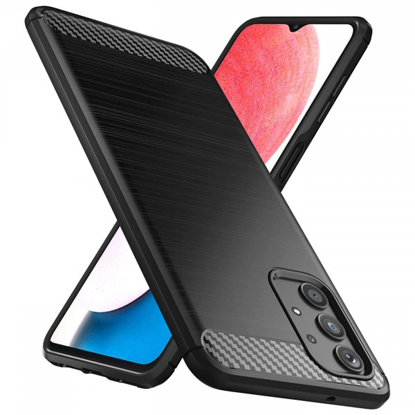 Safers Carbon Hülle für Samsung Galaxy A13 4G Schutzhülle Handy Case Cover