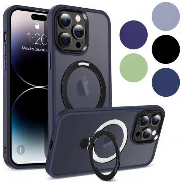 Safers MagSafe Case für iPhone 14 Pro Max Hybrid Hülle extrem robust mit Magnetring