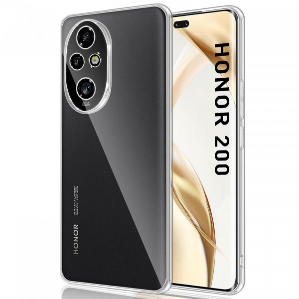 Safers Zero Case für Honor 200 Hülle Transparent Slim Cover Clear Schutzhülle