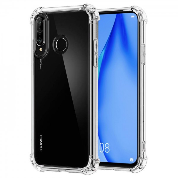 Safers Rugged TPU für Huawei Y6p Schutzhülle Anti Shock Handy Case Transparent Cover