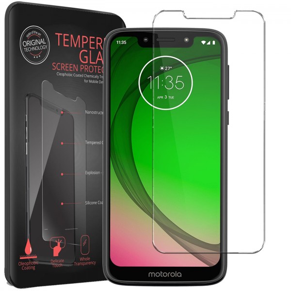 2x Panzerglas für Motorola Moto G7 Play Glas Folie Schutzfolie