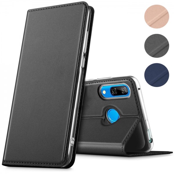 Safers Electro Flip für Huawei P Smart Z Hülle Magnet Case Handy Tasche Klapphülle